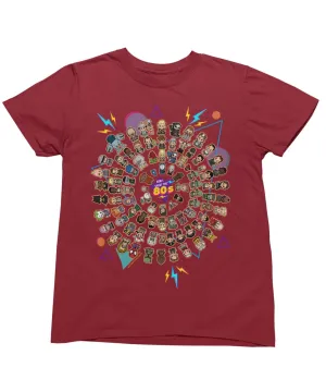 Top Notchy Circular How I spent The 80s T-Shirt