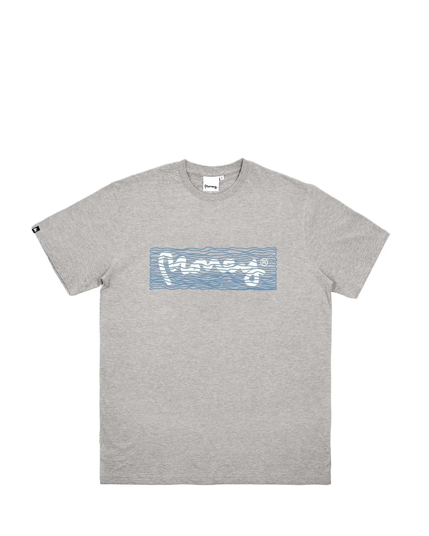 Wavy Ape Tee Grey Melange
