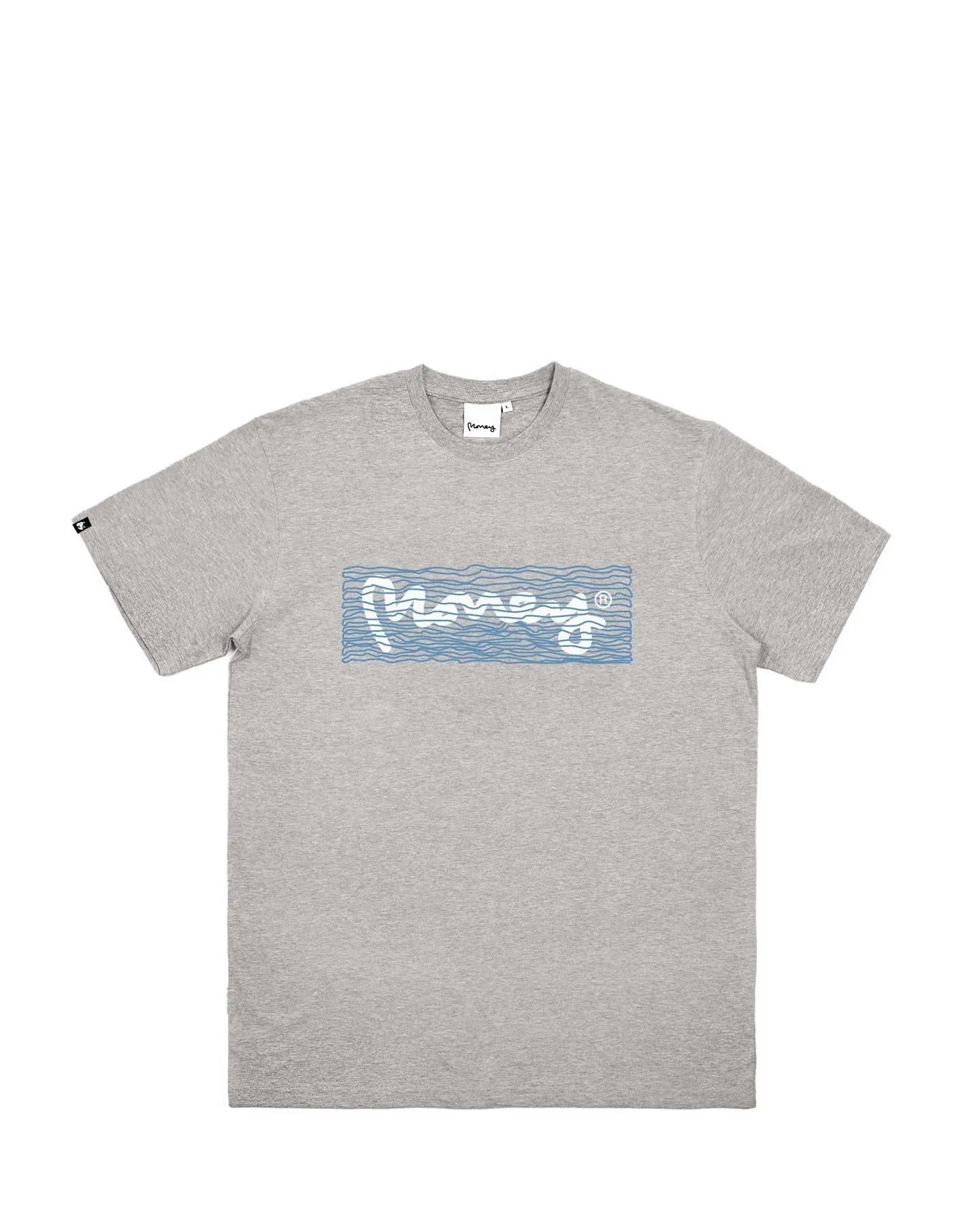 Wavy Ape Tee Grey Melange