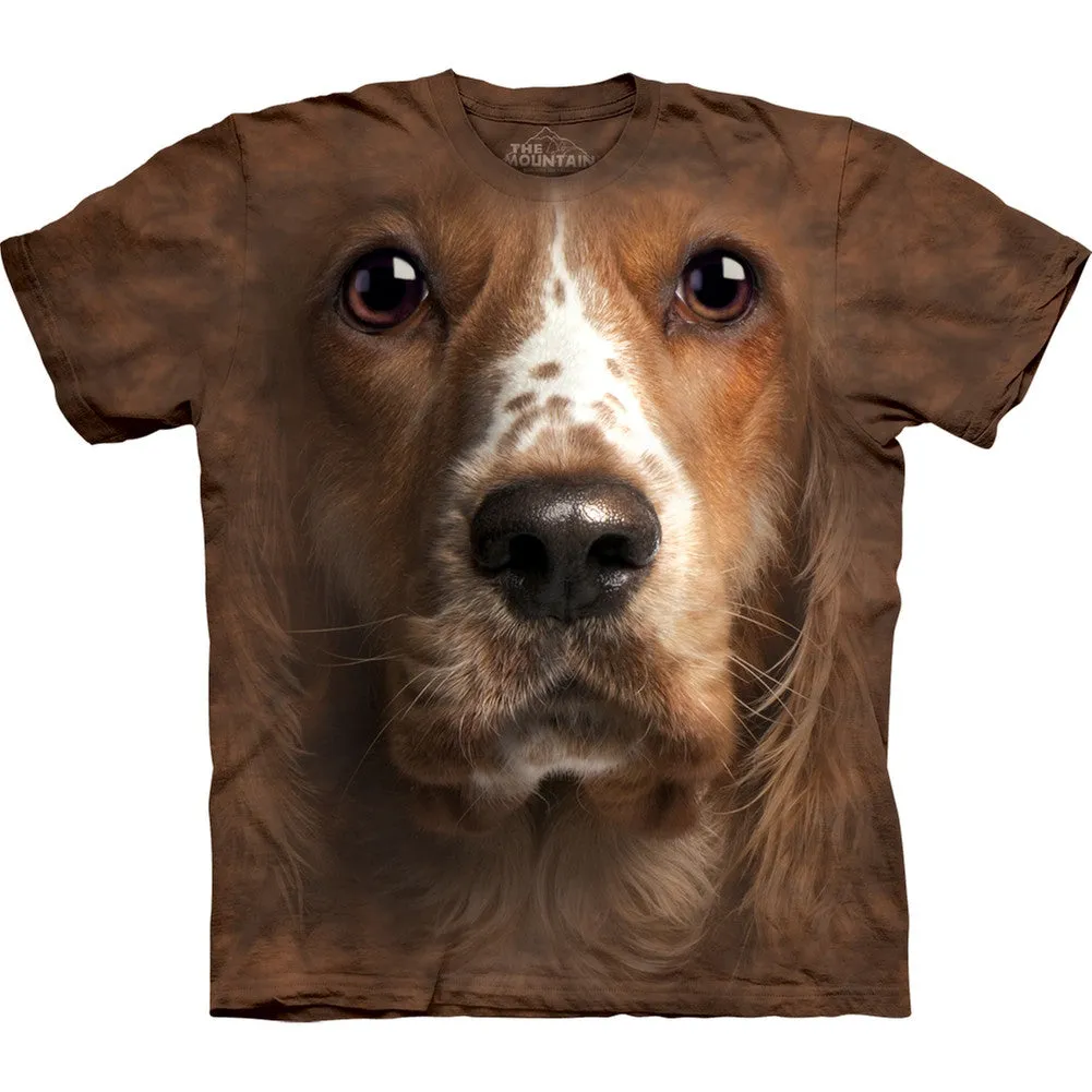 Welsh Springer Spaniel Face Kids T-Shirt