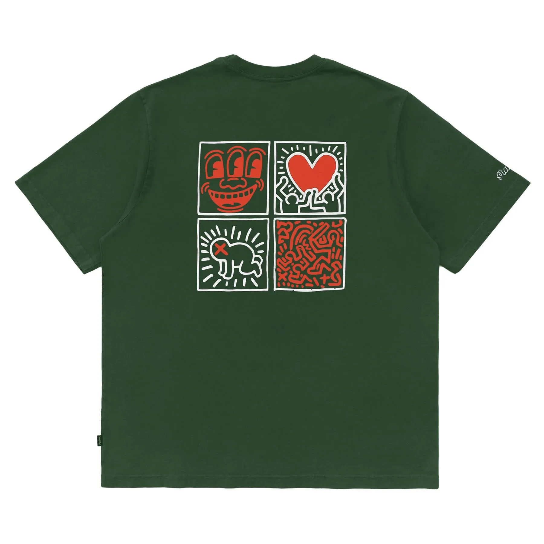 x Keith Haring Pocket Tee Green - AW24