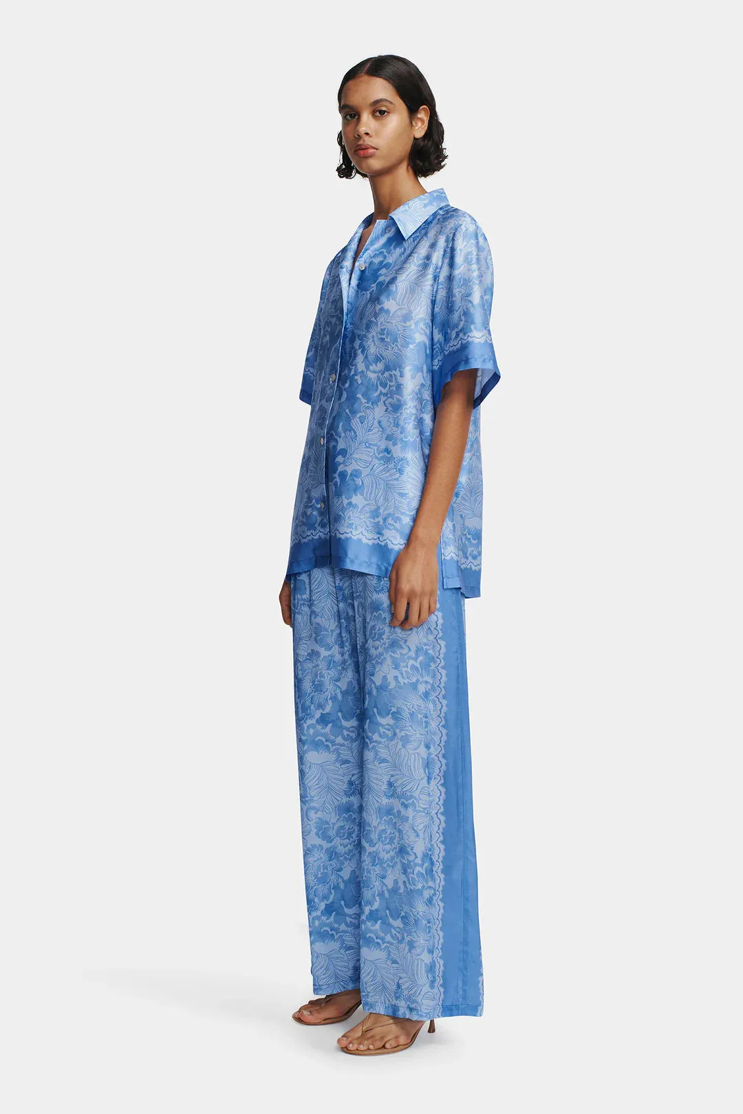Zinnia Shirt -  Blue Crush